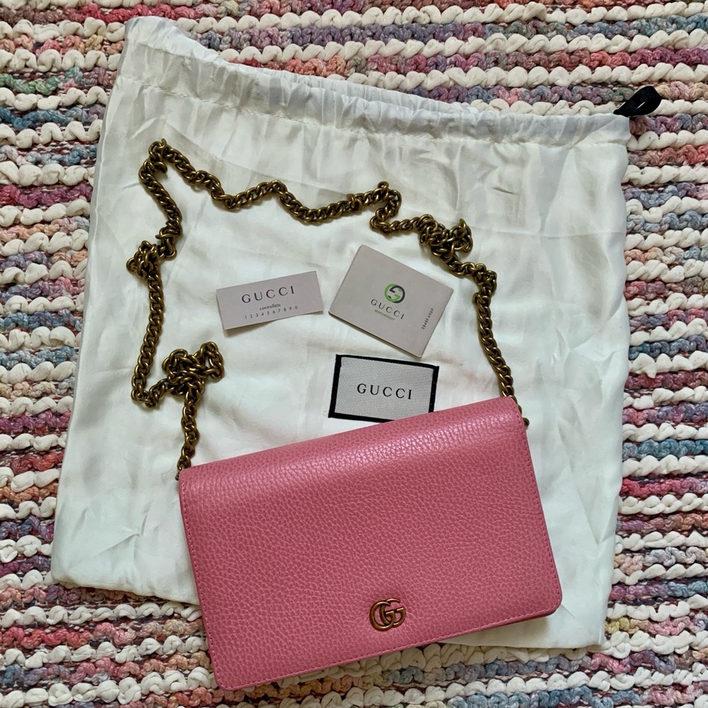 Gucci Marmont Wallet On Chain